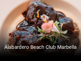 Reserve ahora una mesa en Alabardero Beach Club Marbella