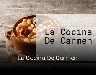 Reserve ahora una mesa en La Cocina De Carmen