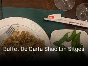 Buffet De Carta Shao Lin Sitges reserva