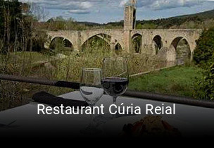 Restaurant Cúria Reial reserva de mesa