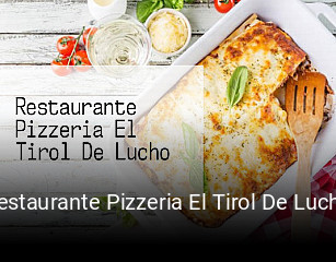 Restaurante Pizzeria El Tirol De Lucho reserva de mesa