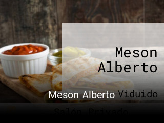 Reserve ahora una mesa en Meson Alberto