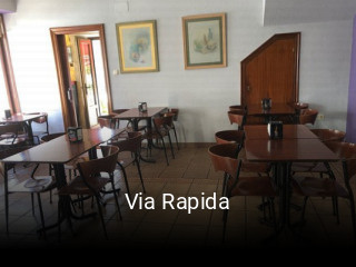 Reserve ahora una mesa en Via Rapida