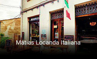 Reserve ahora una mesa en Matias Locanda Italiana