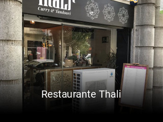 Restaurante Thali reserva de mesa