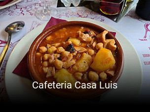 Cafeteria Casa Luis reserva
