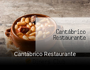 Cantábrico Restaurante reserva de mesa