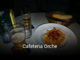 Cafeteria Orche reservar mesa