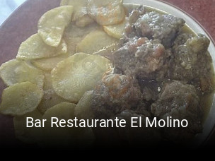 Reserve ahora una mesa en Bar Restaurante El Molino