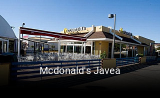 Mcdonald's Javea reservar mesa