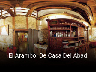 Reserve ahora una mesa en El Arambol De Casa Del Abad