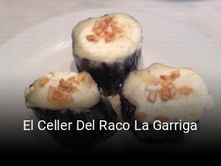 Reserve ahora una mesa en El Celler Del Raco La Garriga
