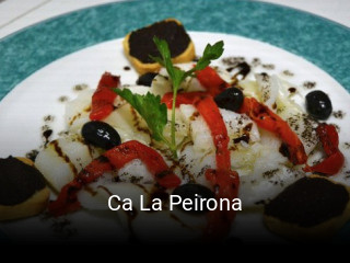 Reserve ahora una mesa en Ca La Peirona