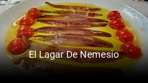 Reserve ahora una mesa en El Lagar De Nemesio