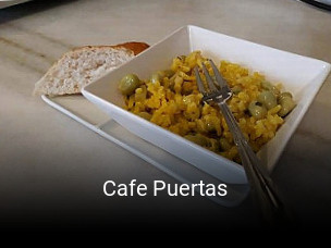 Cafe Puertas reservar mesa