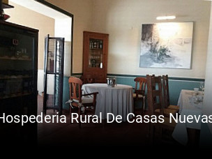 Hospederia Rural De Casas Nuevas reserva de mesa