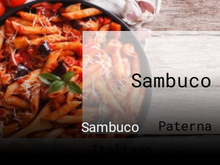 Sambuco reserva de mesa