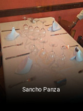 Sancho Panza reservar mesa