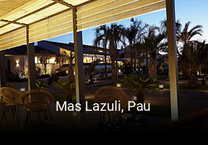 Reserve ahora una mesa en Mas Lazuli, Pau