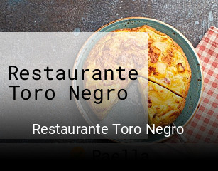 Restaurante Toro Negro reservar en línea