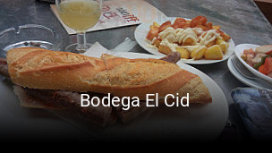 Bodega El Cid reservar mesa