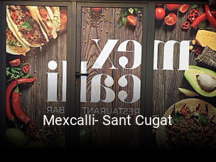 Mexcalli- Sant Cugat reservar en línea
