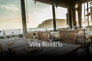 Villa Rosario reserva de mesa