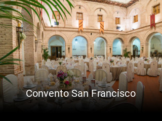 Convento San Francisco reserva de mesa