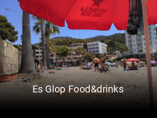 Reserve ahora una mesa en Es Glop Food&drinks