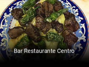 Bar Restaurante Centro reservar mesa