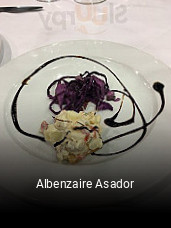 Reserve ahora una mesa en Albenzaire Asador