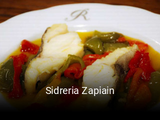 Sidreria Zapiain reserva de mesa