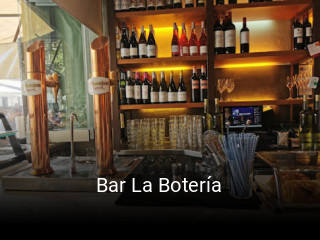 Bar La Botería reservar en línea