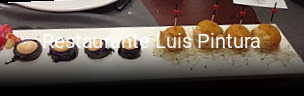 Restaurante Luis Pintura reservar mesa