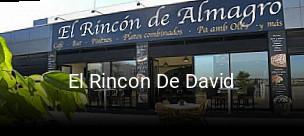 Reserve ahora una mesa en El Rincon De David