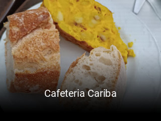 Cafeteria Cariba reservar mesa