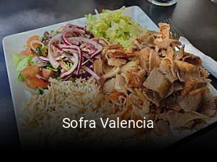 Sofra Valencia reservar en línea