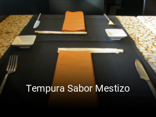 Tempura Sabor Mestizo reserva de mesa