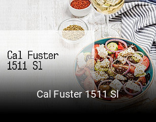 Cal Fuster 1511 Sl reserva de mesa