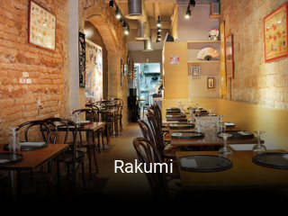 Reserve ahora una mesa en Rakumi