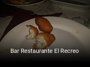 Bar Restaurante El Recreo reserva de mesa