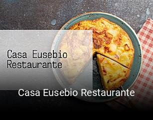 Casa Eusebio Restaurante reserva de mesa