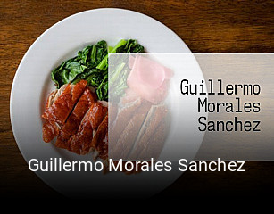 Guillermo Morales Sanchez reservar en línea