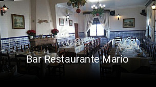 Bar Restaurante Mario reserva de mesa