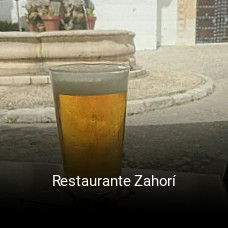 Restaurante Zahorí reservar en línea