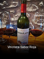 Vinoteca Sabor Rioja reserva de mesa