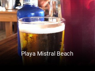Playa Mistral Beach reserva de mesa