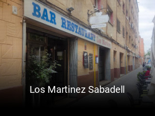 Los Martinez Sabadell reservar en línea