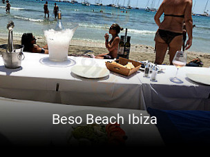 Reserve ahora una mesa en Beso Beach Ibiza