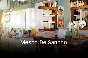 Meson De Sancho reserva de mesa
